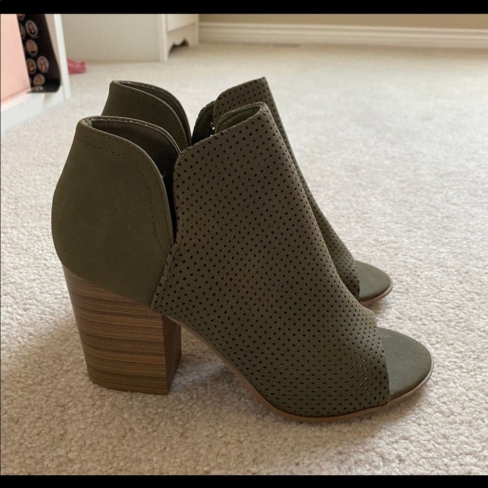 Olive Green Heels